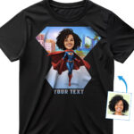 Custom Female Superhero T-Shirt – Custom graphic shirt Custom Gifts - Ai superhero www.customywear.com 29