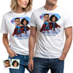 Custom Superhero T-Shirt for Couple – Personalized tee Couple www.customywear.com 30