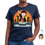 Women’s Personalized DJ T-shirt – Custom Graphic Shirt Custom Gifts - Dj orange www.customywear.com 31