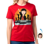 Women’s Personalized DJ T-shirt – Custom Graphic Shirt Custom Gifts - Dj orange www.customywear.com 32