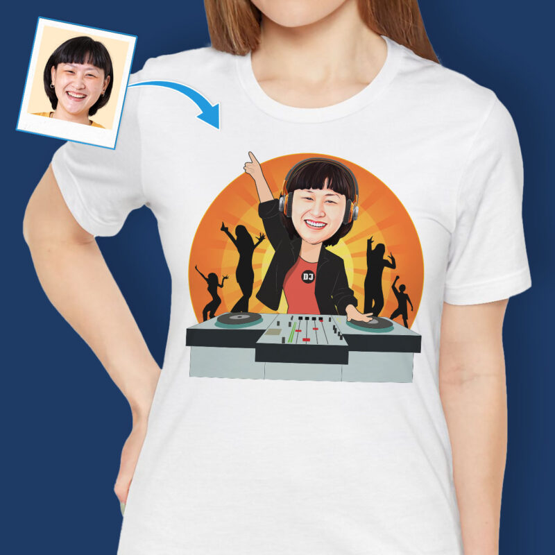 Custom T Shirt for Women – Custom Wearable Art Axtra - Dj orange www.customywear.com