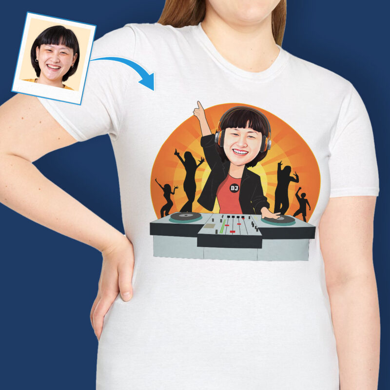 Custom Female T Shirts – Personalized Graphic Shirt Axtra - Dj orange www.customywear.com