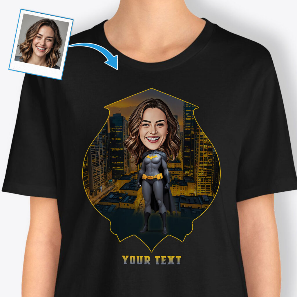 Womens Superhero Shirt – Custom Creation Superhero Tee Axtra - Ai Batman www.customywear.com