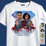 Personalized Superhero Family Tee – Custom fashion tee Custom Gifts - Ai superhero www.customywear.com 12