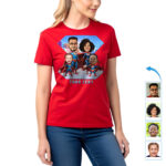 Personalized Superhero Family Tee – Custom fashion tee Custom Gifts - Ai superhero www.customywear.com 16