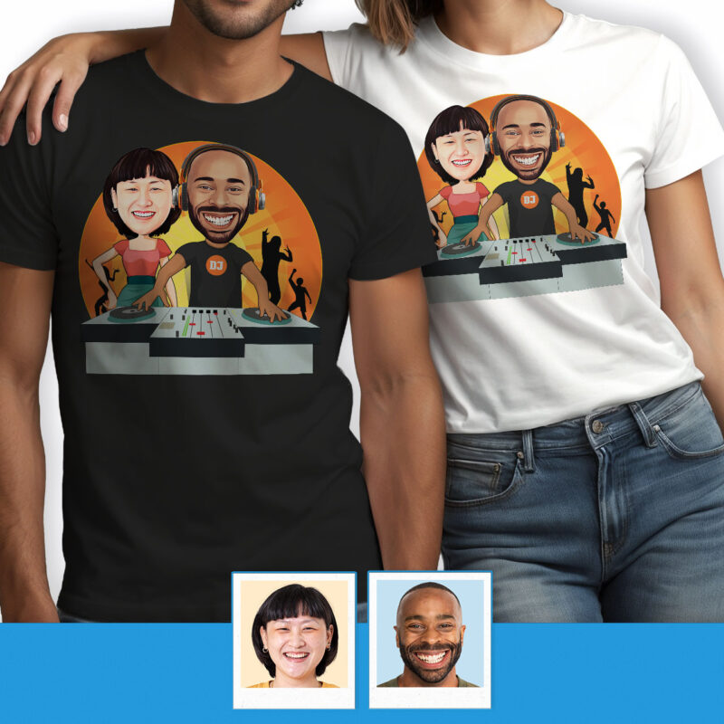Funny Anniversary T Shirts for Couples – Custom Fashion Tee Axtra - Dj orange www.customywear.com