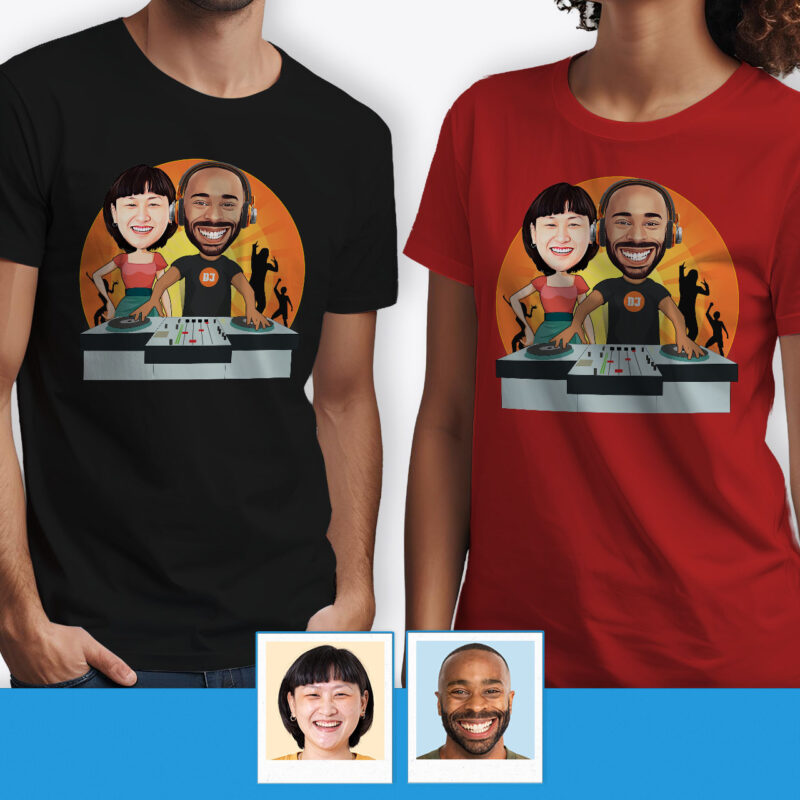 Hilarious Couple Shirts – Custom Tee Printing Axtra - Dj orange www.customywear.com