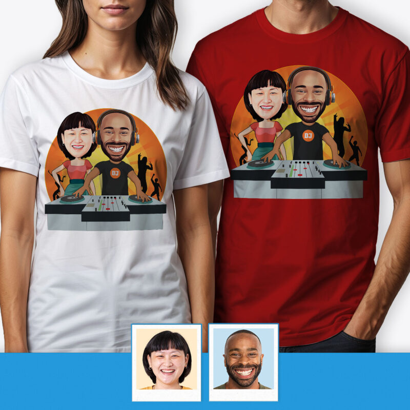 Husband and Wife Shirts – Unique T-shirt Design Axtra - Dj orange www.customywear.com