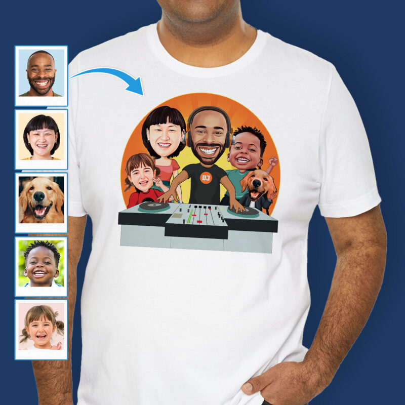 Personalized Shirts for Family – Custom Image Shirt Axtra - Dj orange www.customywear.com