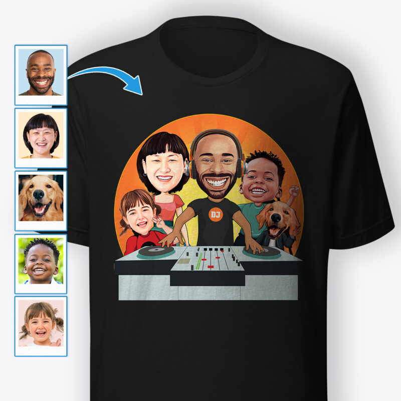 Custom Family Shirts – Personalized Graphic Shirt Axtra - Dj orange www.customywear.com