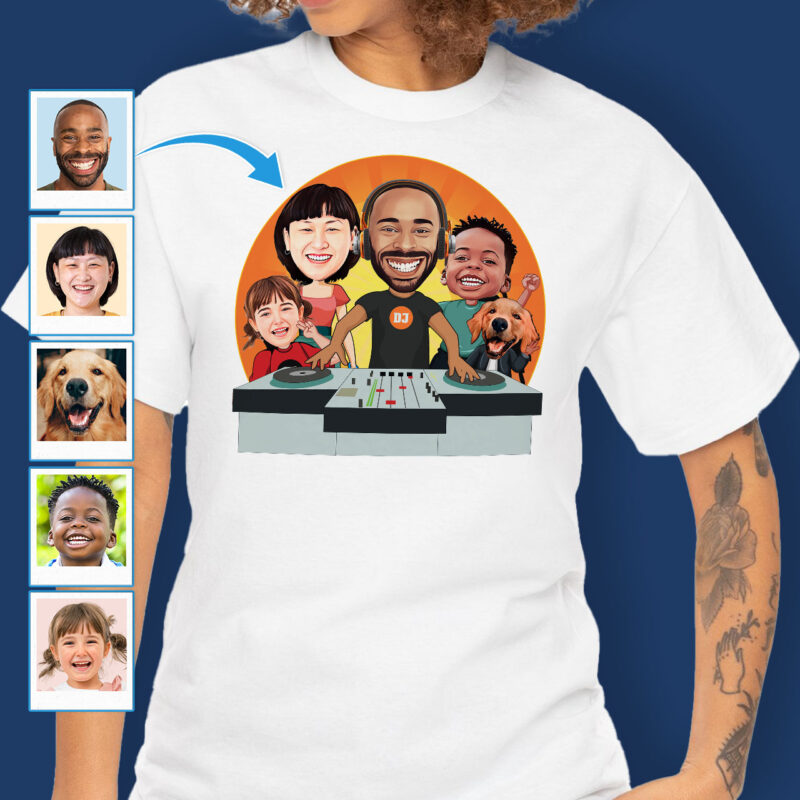 Matching Family Shirts – Custom Wearable Art Axtra - Dj orange www.customywear.com