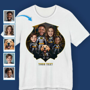 Matching Family Shirts – Artistic Superhero T-shirt Axtra - Ai Batman www.customywear.com