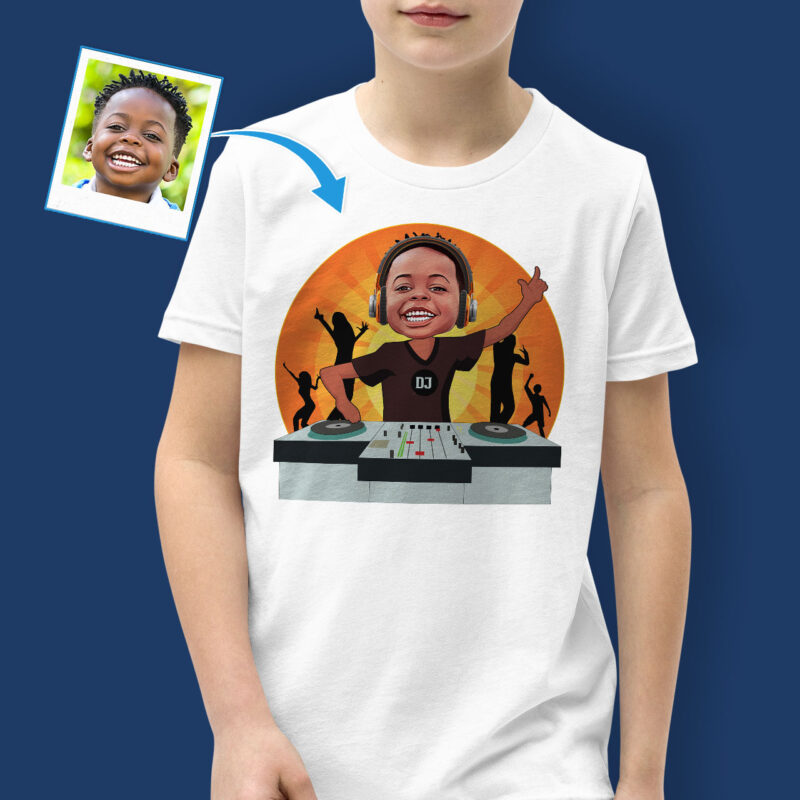 Toddler Cotton T-shirts – Personalized Graphic Shirt Axtra - Dj orange www.customywear.com