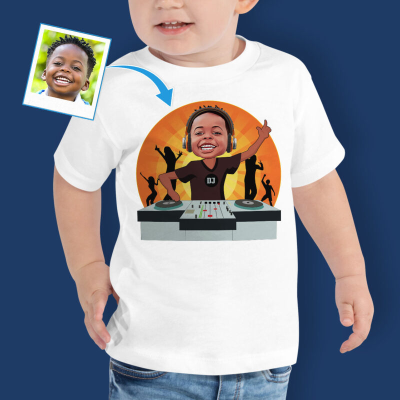 Toddler Character T-shirts – Unique Print Tee Axtra - Dj orange www.customywear.com