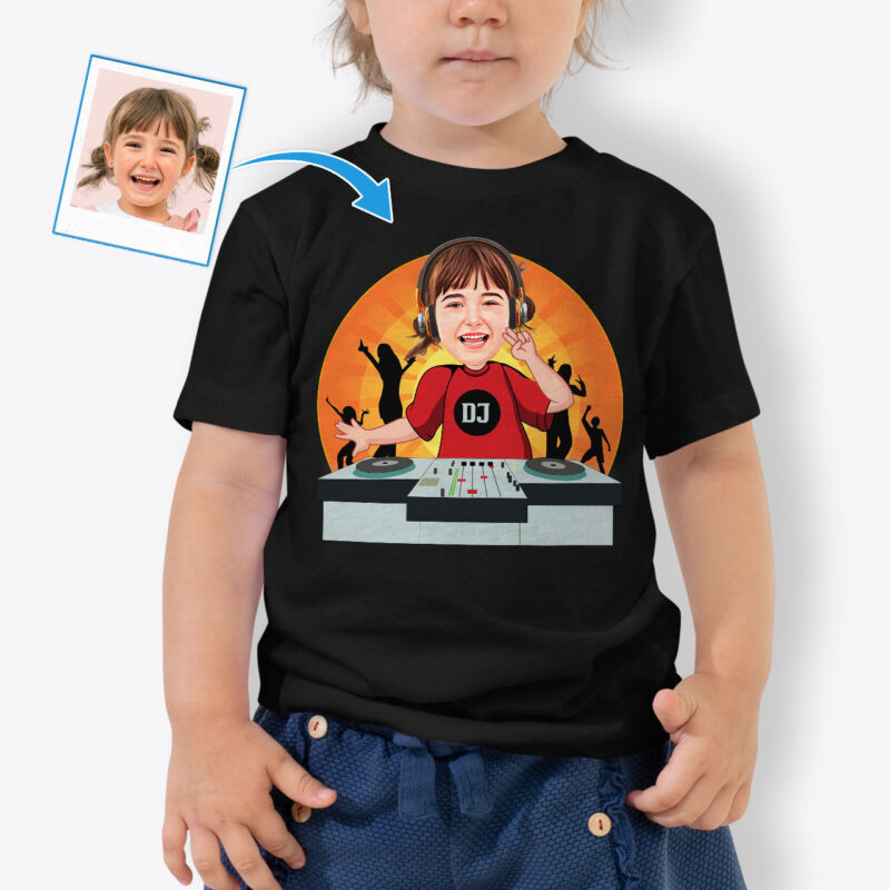 Toddler Girl Custom T-shirts – Custom Made Tee Axtra - Dj orange www.customywear.com