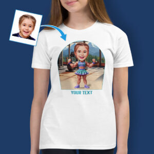 Custom Gym Shirt for Girls – Personalized T-shirt Axtra - Ai bodybuilder shirt www.customywear.com