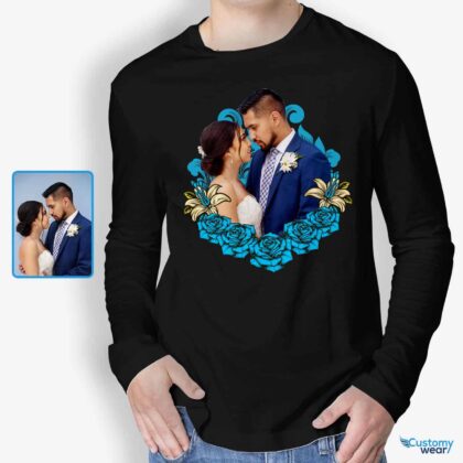 Custom Men’s Valentine’s Day Tee 2024 – Roses & Memories Custom Gifts - Floral Design www.customywear.com 2