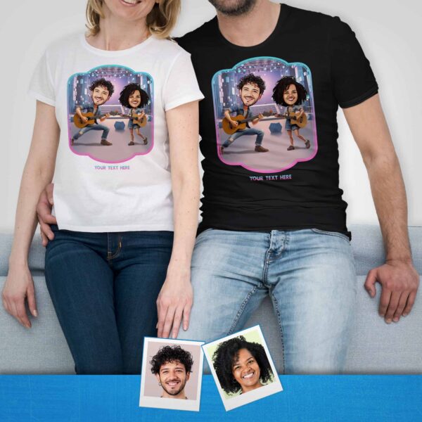 Bass Player T-Shirts – Matching Family Guitar T-Shirts Axtra - Ai guitar www.customywear.com 2