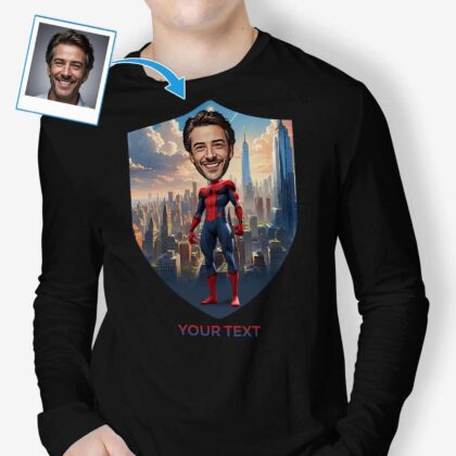 Superhero Tee Shirts – Photo-Printed Spider Superhero Shirt Custom Gifts - Spiderman www.customywear.com