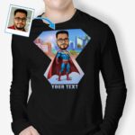 Superhero Long Sleeve Shirts – Unique t-shirt design Custom Gifts - Ai superhero www.customywear.com 7