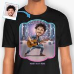 Guitar T-Shirt – Custom Guitar T-shirt for Men Custom Gifts - Ai Guitar www.customywear.com 5