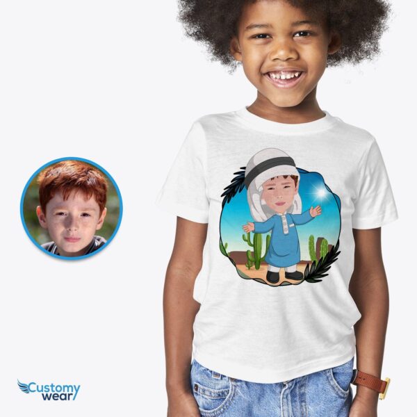 Custom Arabian Boy Shirt | Personalized Arab American Kids Tee All Boys Tees www.customywear.com 2