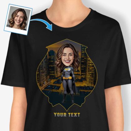 Womens Superhero Shirt – Custom Creation Superhero Tee Custom Gifts - Batman www.customywear.com