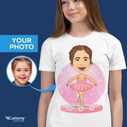 Custom Ballet Dancer T-Shirt – Personalized Photo Tee for Kids Custom Gifts - Ballet Dancer www.customywear.com 2