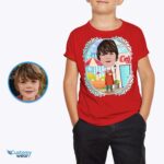 Custom Barista Kid T-Shirt – Personalized Photo Tee for Youth Boy's T-shirts www.customywear.com 7