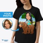 Custom Bear Riding Women’s Shirt – Personalized Teddy Bear Tee Custom Gifts - Bear Ride www.customywear.com 7