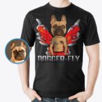 Angel Dog Butterfly Custom T-Shirt | Personalized Pet Portrait Tee Pet www.customywear.com 8