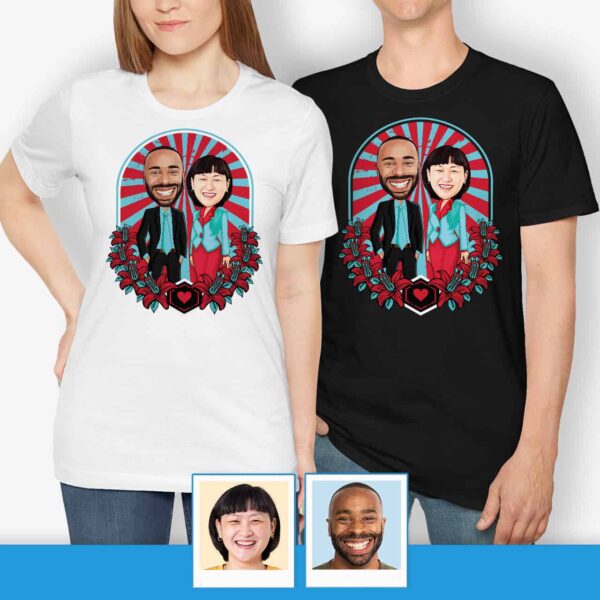 Personalized Couple Shirts – Custom Graphic Shirt Axtra - Selfie mirror www.customywear.com