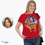 Custom Camel Rider Woman Shirt | Personalized Desert Adventure Tee Custom Gifts - Camel Ride www.customywear.com 9