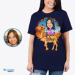 Custom Camel Rider Woman Shirt | Personalized Desert Adventure Tee Custom Gifts - Camel Ride www.customywear.com 10