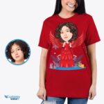 Custom Christmas Angel Women Shirt | Personalized Fairy Fantasy Tee Christmas Special www.customywear.com 10