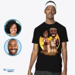 Personalized African American Couple T-Shirt – Custom Traditional Portrait Tee Custom Gifts - African Dress www.customywear.com 7