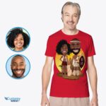 Personalized African American Couple T-Shirt – Custom Traditional Portrait Tee Custom Gifts - African Dress www.customywear.com 8