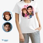 Create Your Custom Honeymoon Couple Shirts – Personalized Photo Tees Customizable Couple short sleeves www.customywear.com 8