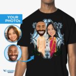 Custom Indian Couples T-Shirts – Personalized Photo Tee for Travel Lovers Custom Gifts - Indian Culture www.customywear.com 6