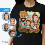 Personalized Mexican Family Portrait Tees | Custom Photo T-shirt Art All Family Tees www.customywear.com 11