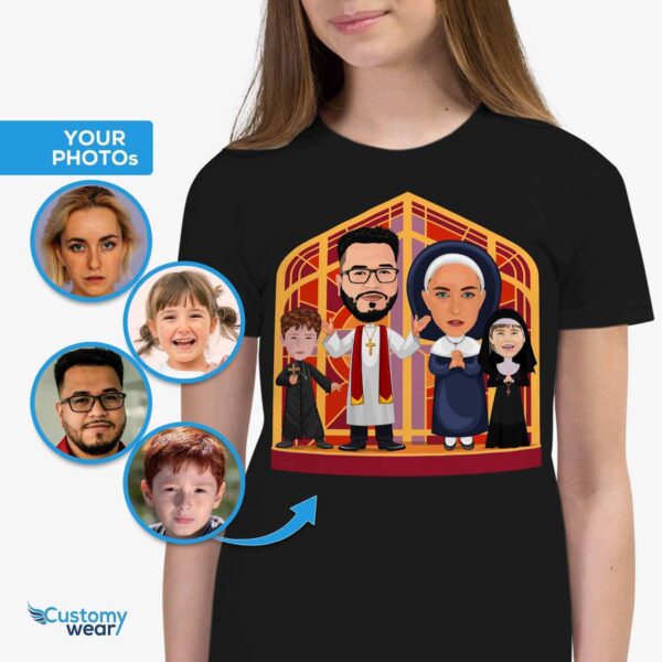 Custom Priest and Nun Family Shirts | Catholic-Christian Gift All Boys Tees www.customywear.com