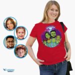 Personalized Alien Family Shirt: Custom Space Adventure Tee All Family Tees www.customywear.com 14