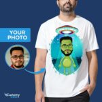 Custom Alien Shirt: Personalized UFO Portrait Tee Custom Gifts - Alien shirts www.customywear.com 7