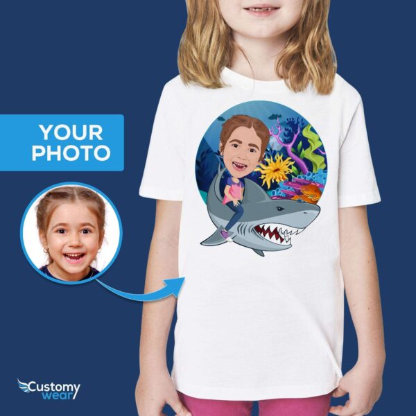 Custom Baby Shark Shirt | Personalized Whale Shark Youth Tee All Boys Tees www.customywear.com