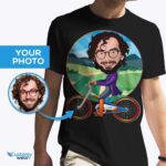 Custom Bicycle Shirt | Bike Lovers Mountain Field Tee Men www.customywear.com 6