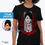 Transform Your Photo into a Custom Bikini Girl Retro T-Shirt – Personalized Vintage Tee T-shirts for Women www.customywear.com 6