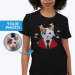 Custom Cat Shirt | Personalized Pet Portrait Tee for Cat Lovers All Pet tees www.customywear.com 6