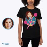 Custom Cheerleader Shirts – Transform Your Photo into Personalized Caricature Tee T-shirts for Women www.customywear.com 7