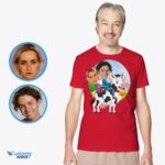 Custom Cow Portrait T-Shirt – Personalized Animal Tee for Couples Custom Gifts - Cow Ride www.customywear.com 9