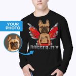 Custom Angel Dog Shirt – Personalized Pet Portrait Tee Pet www.customywear.com 7